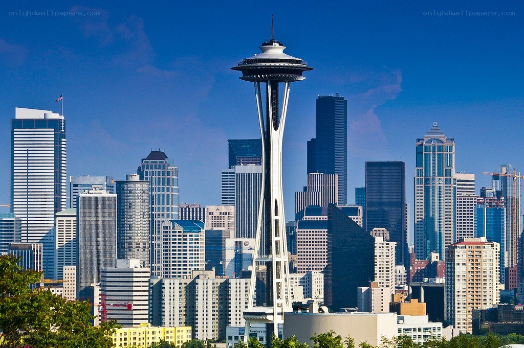 Seattle skyline with Space Needle