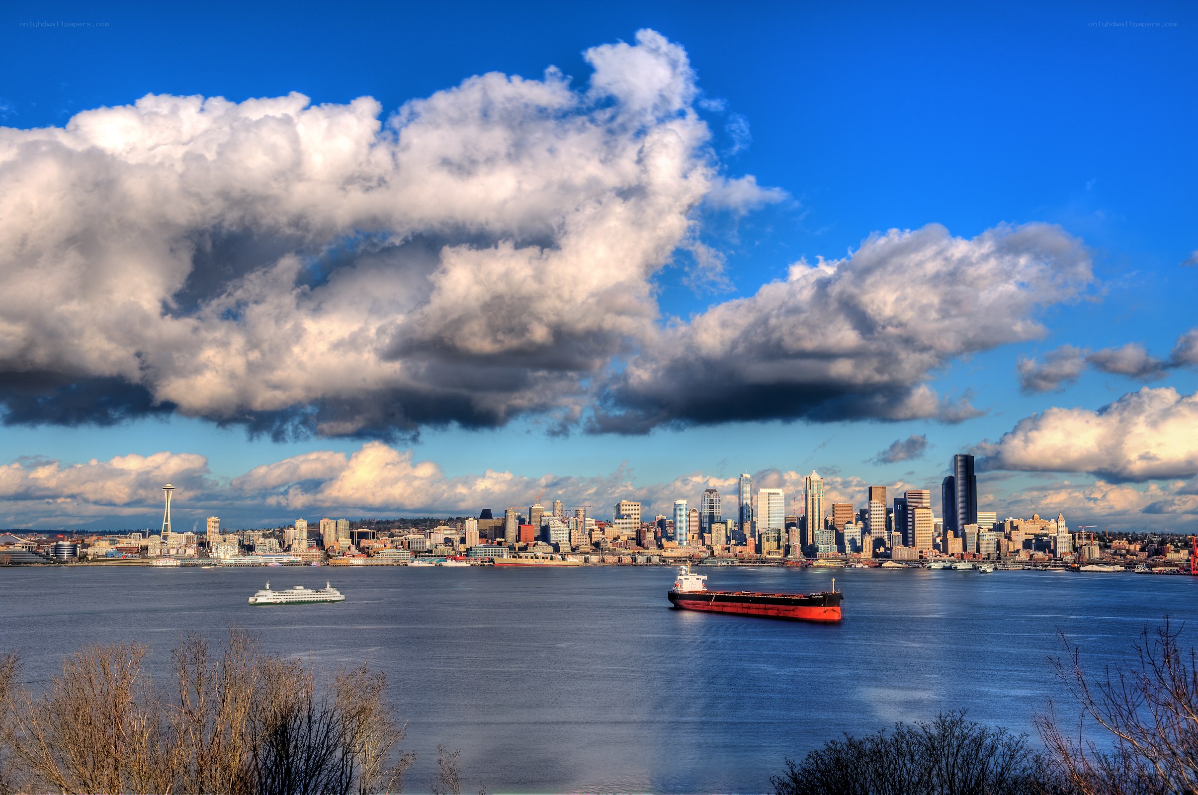 Seattle skyline with Space Needle