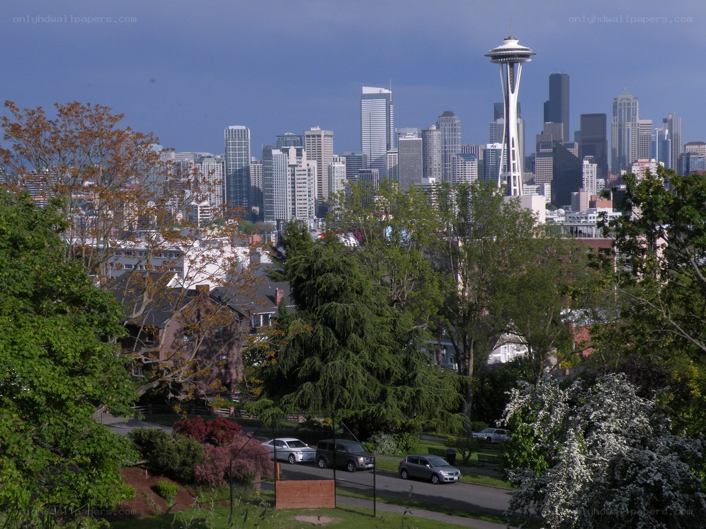Seattle skyline with Space Needle