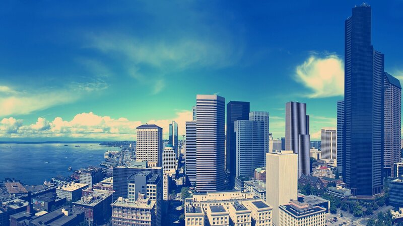 Seattle skyline with waterfront