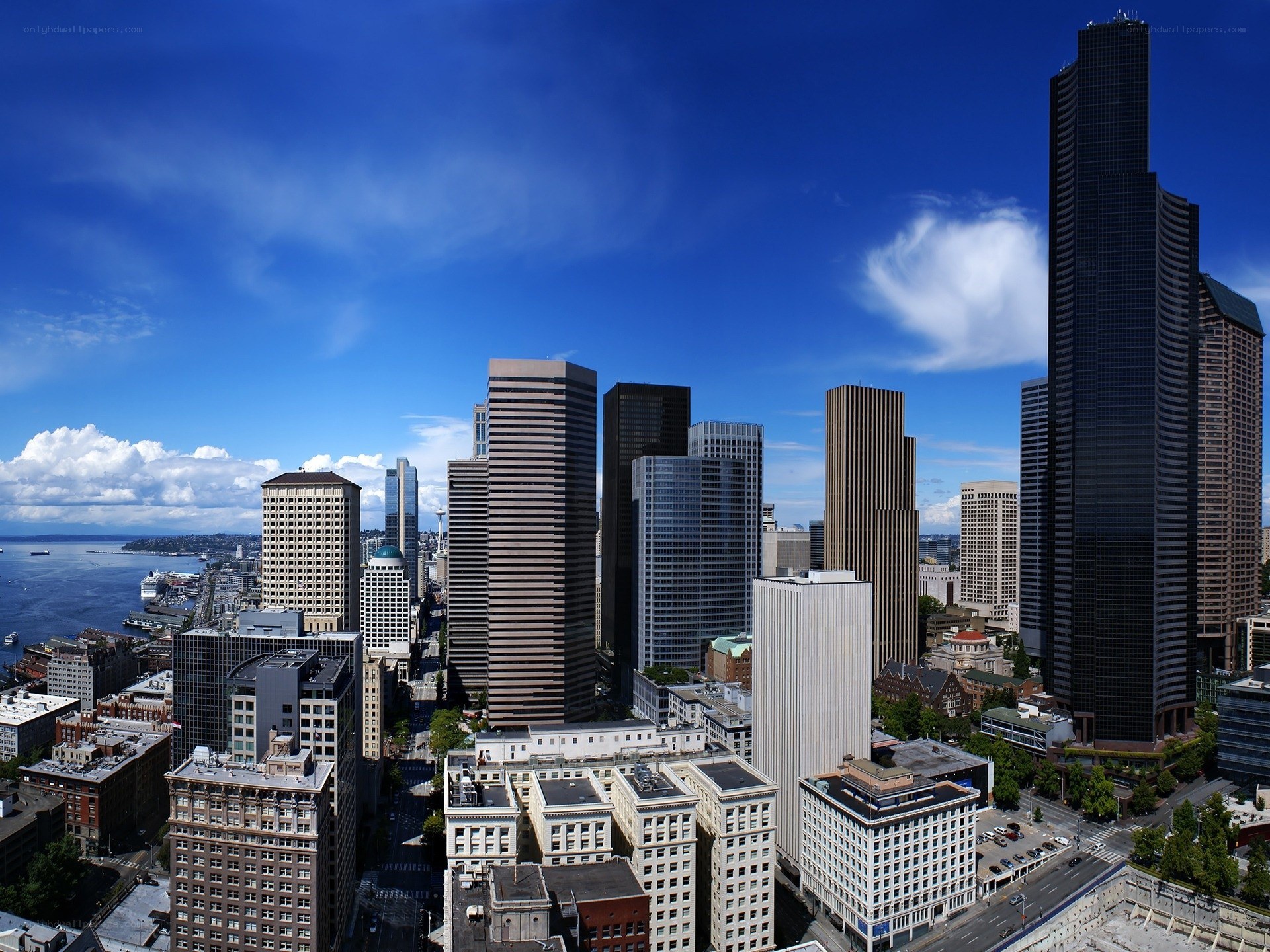 Seattle skyline with waterfront