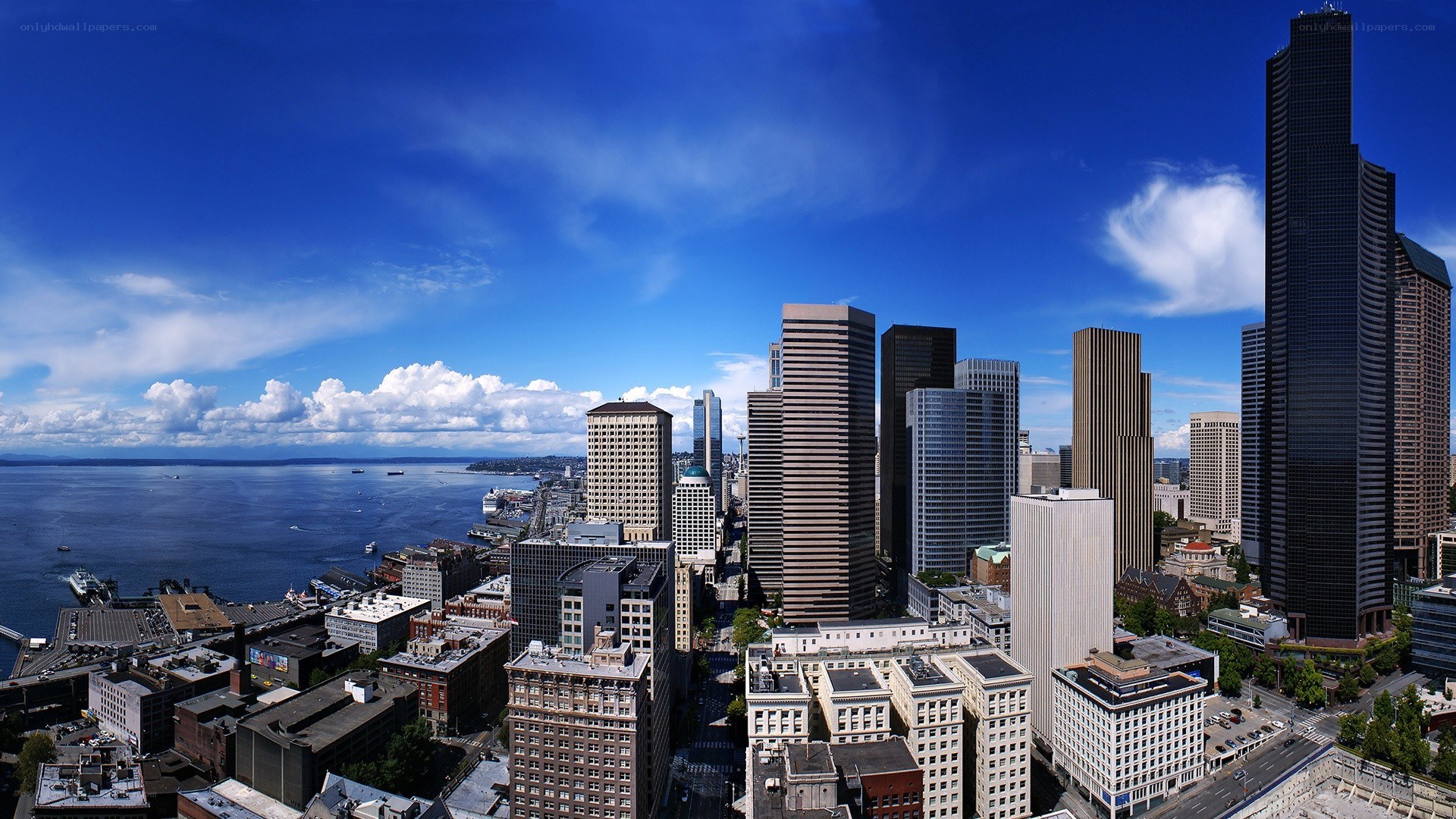 Seattle skyline with waterfront