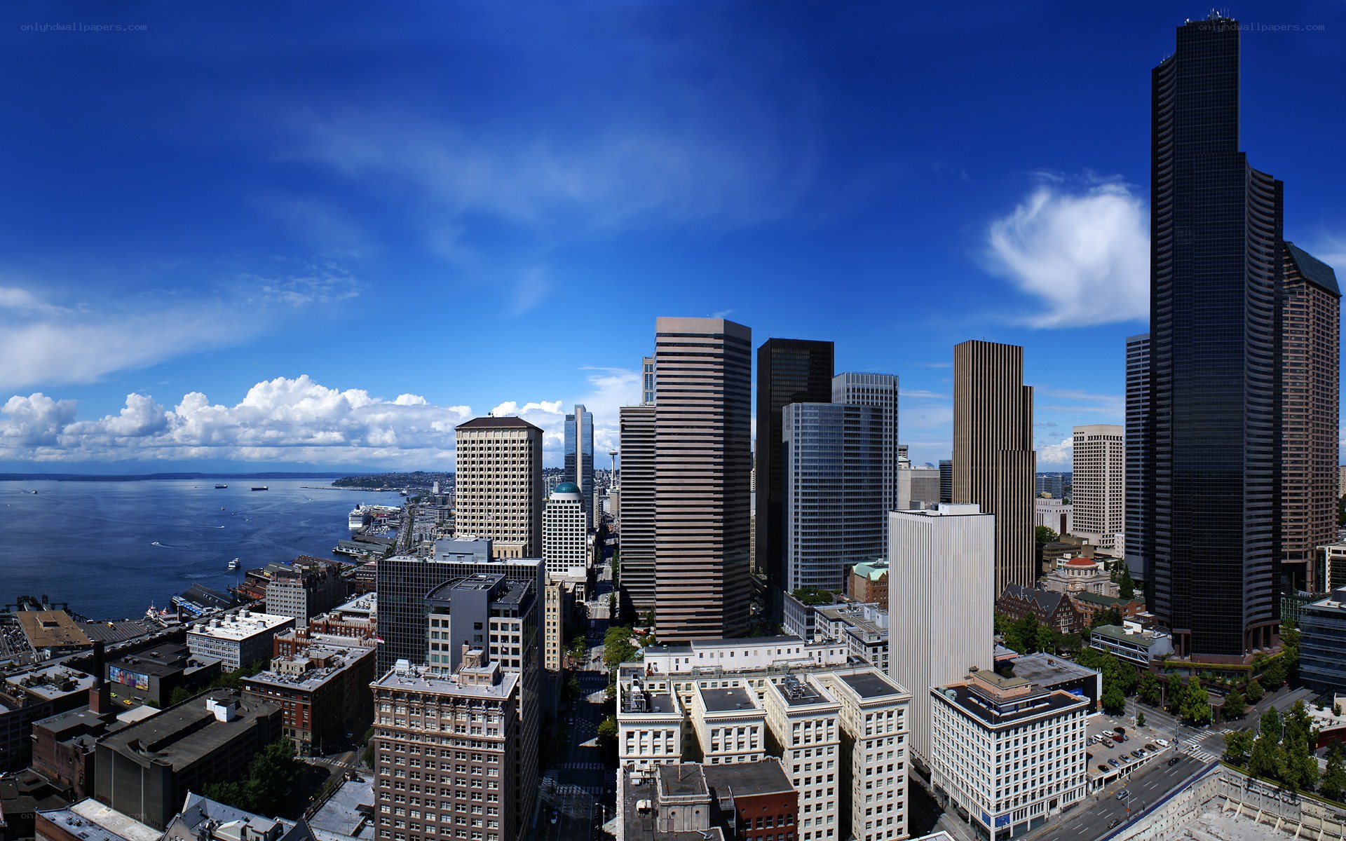 Seattle skyline with waterfront