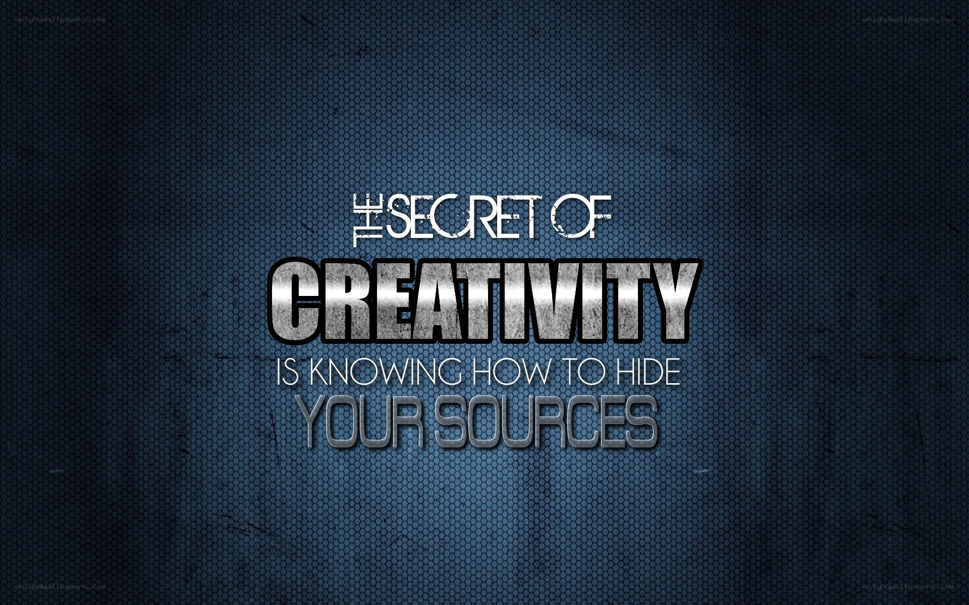 secret of creativity