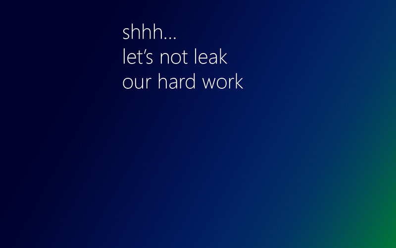 secret project announcement