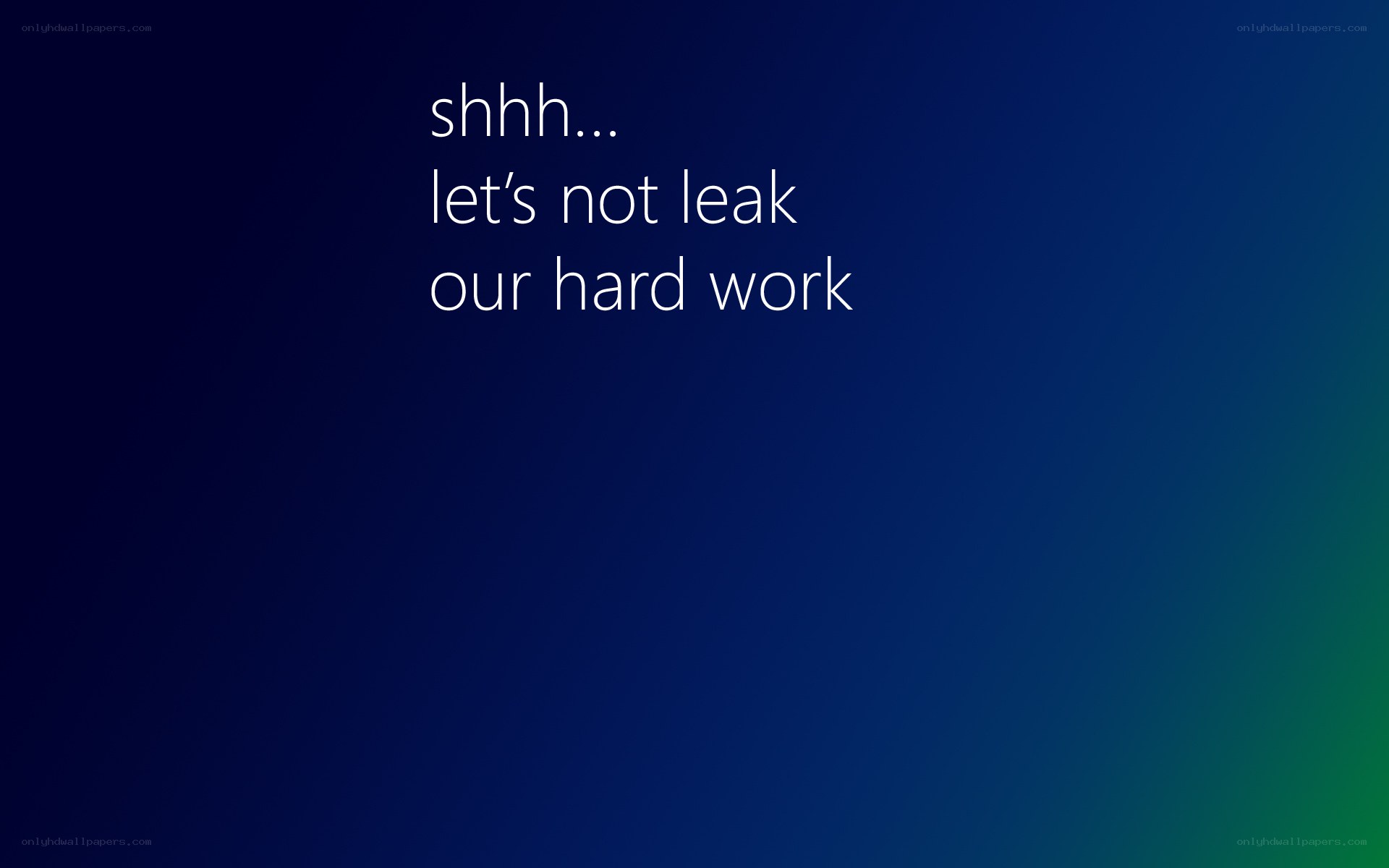 secret project announcement
