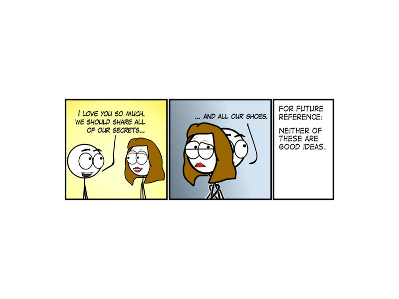Secrets and shoes comic