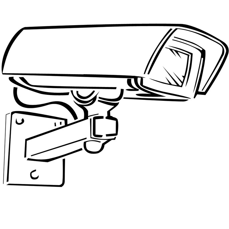 security camera illustration