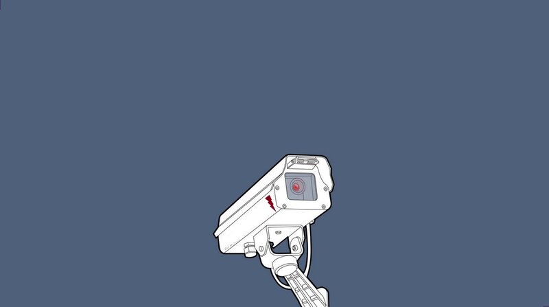 security camera illustration