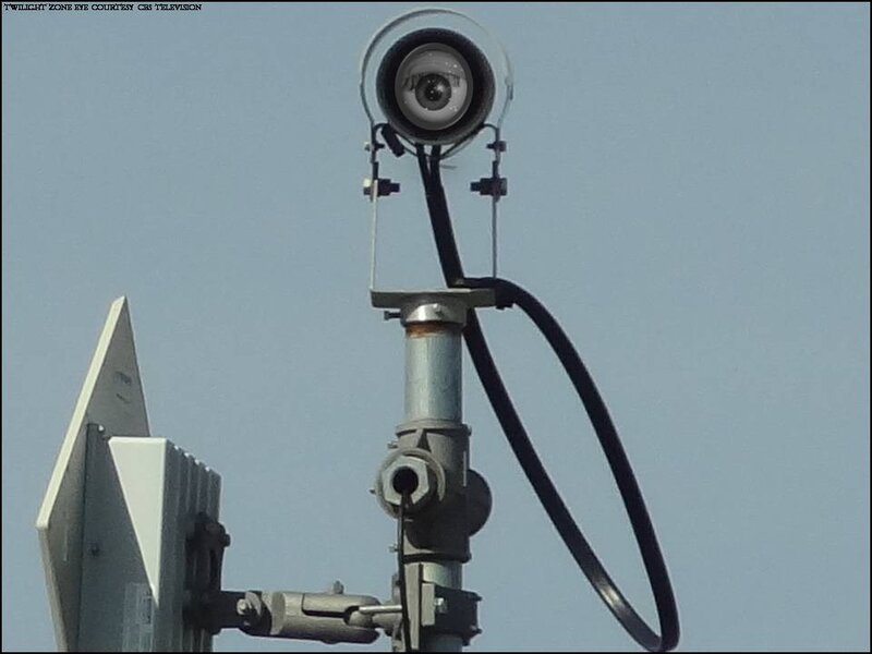Security Camera on Pole