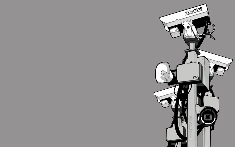 security cameras on pole