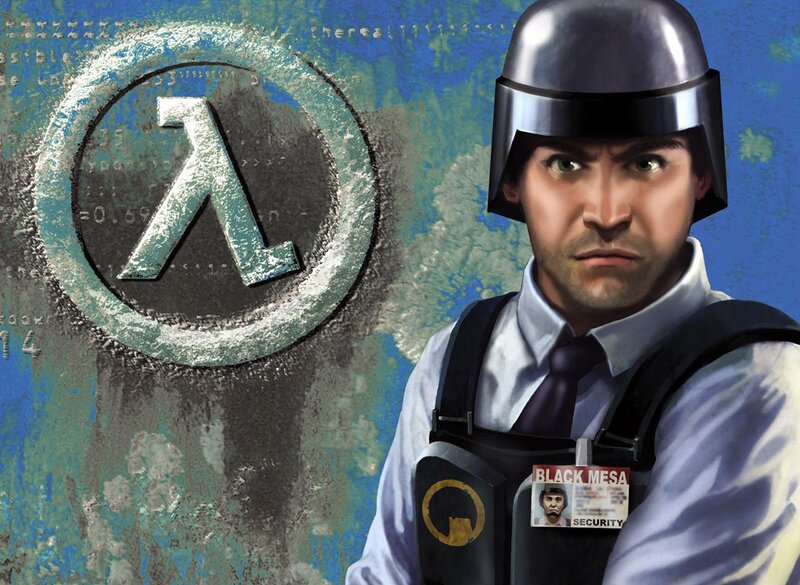 Security Guard in Helmet