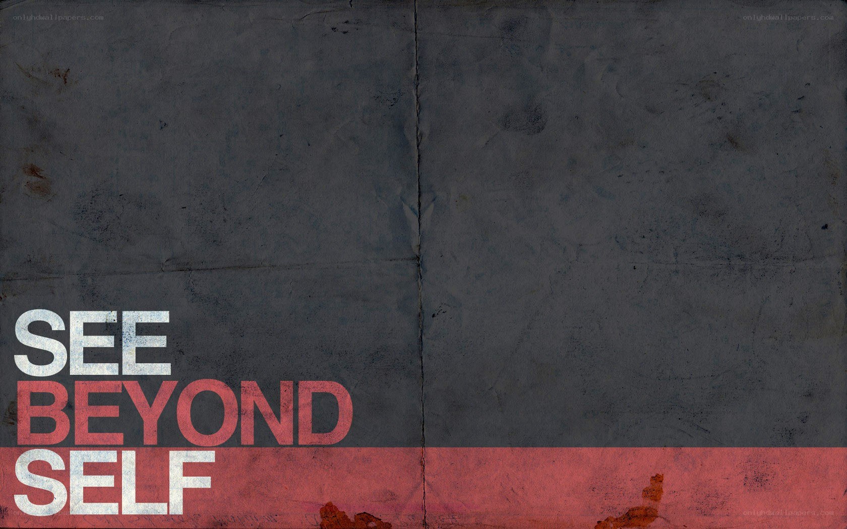 See Beyond Self text art