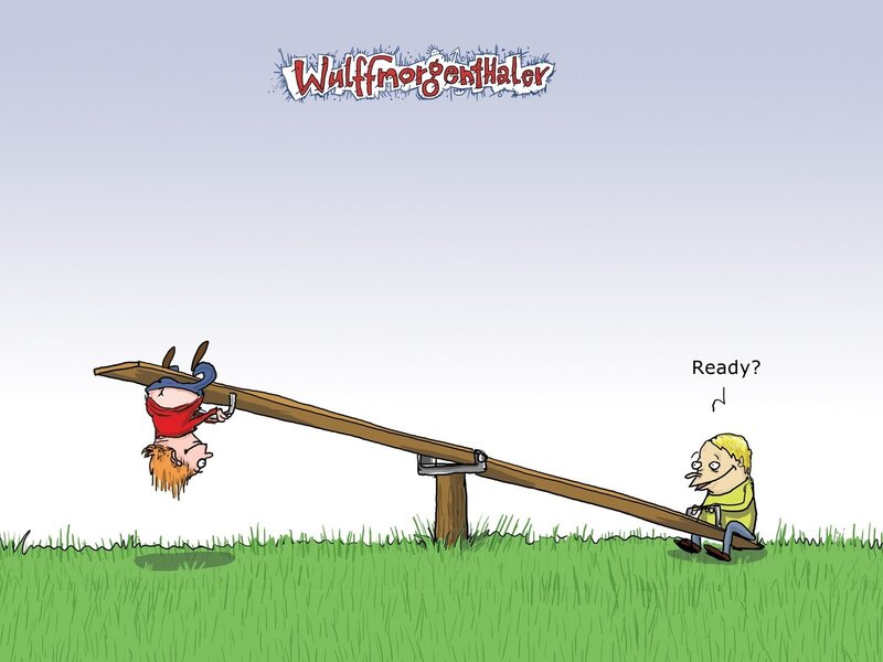 Seesaw mishap