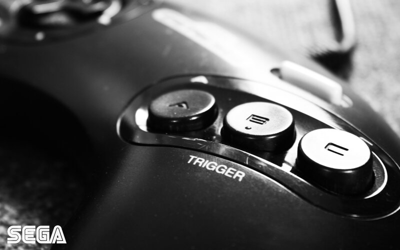 Sega controller close-up
