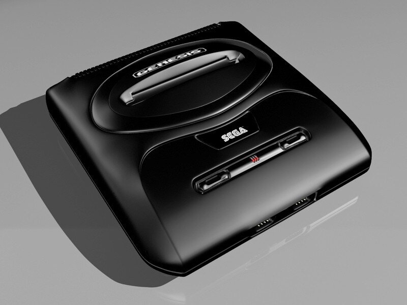 Sega Genesis Console — Black, Neutral