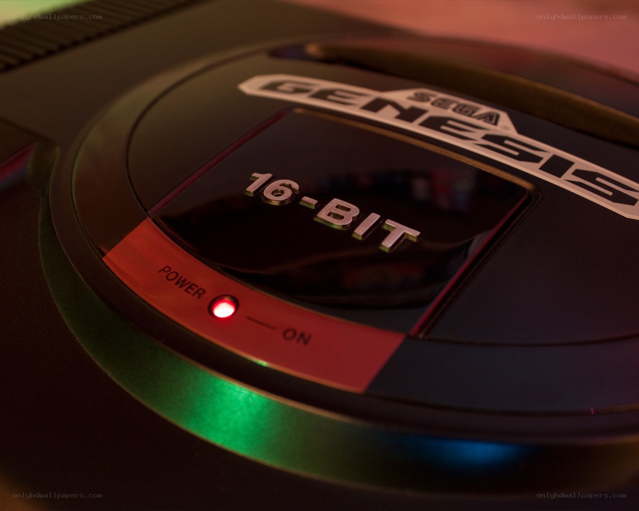 Sega Genesis console close-up