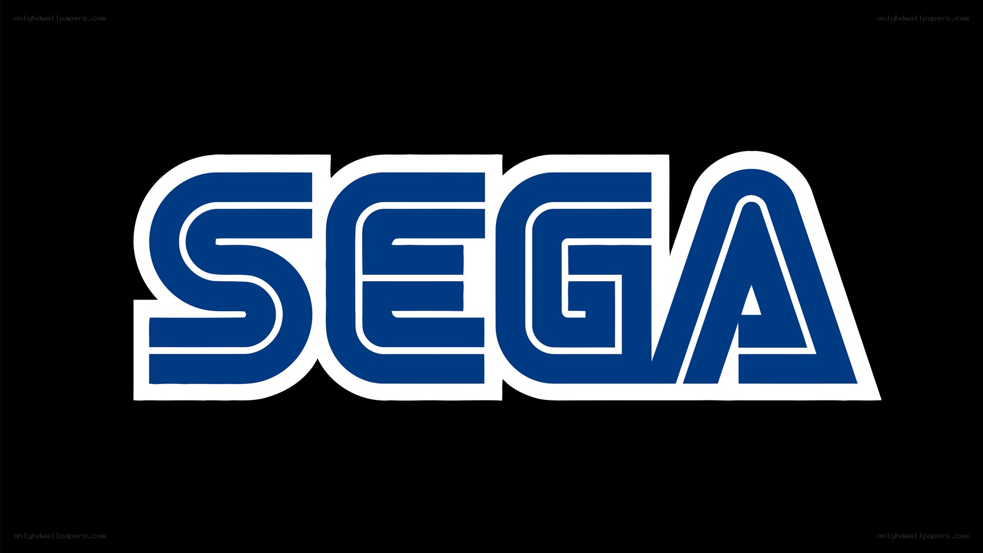 SEGA logo on black background
