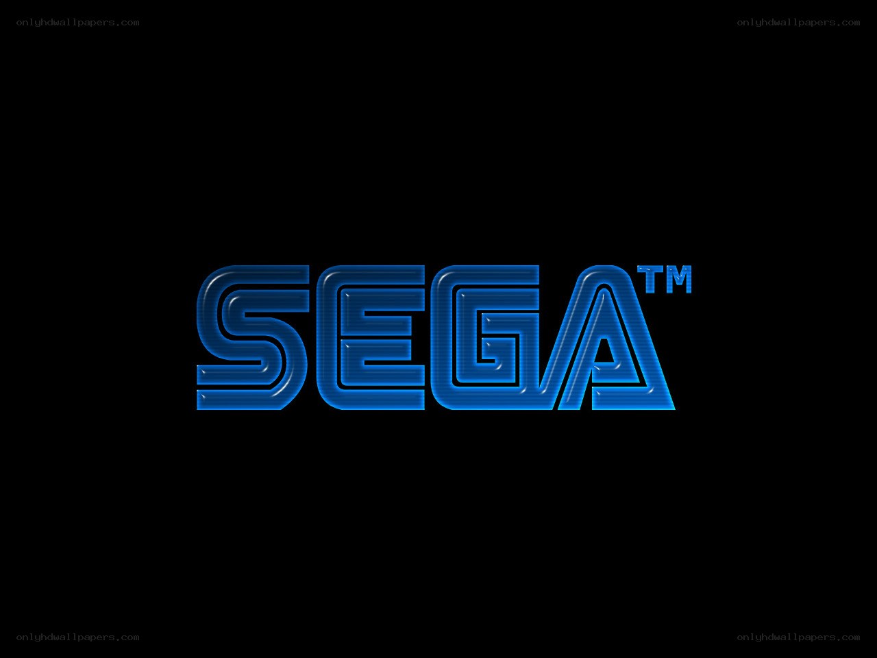 SEGA logo on black background