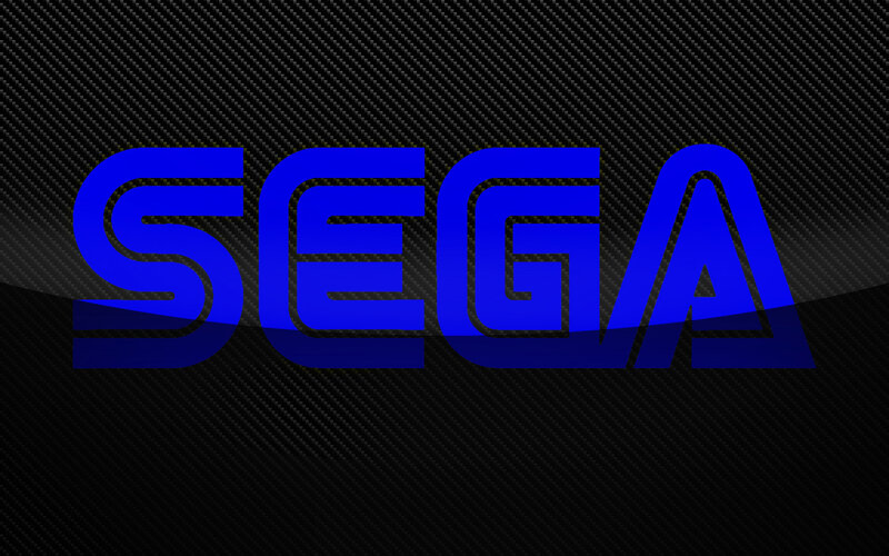 SEGA Logo on Carbon Fiber — Blue