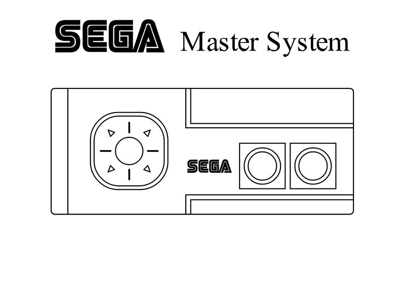 Sega Master System console
