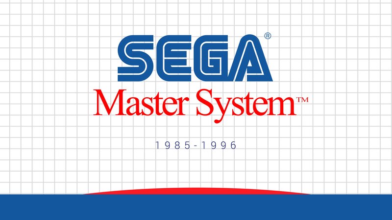 Sega Master System Logo — Blue