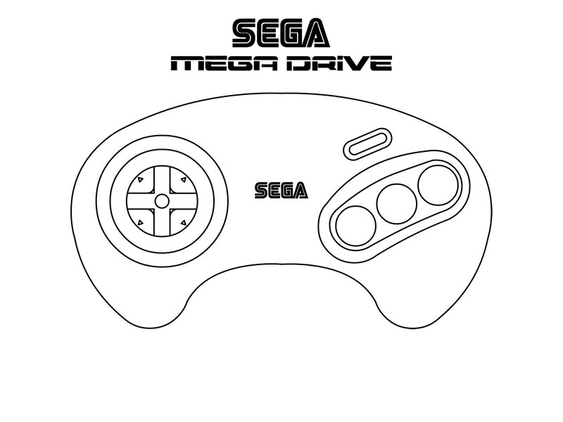 Sega Mega Drive controller