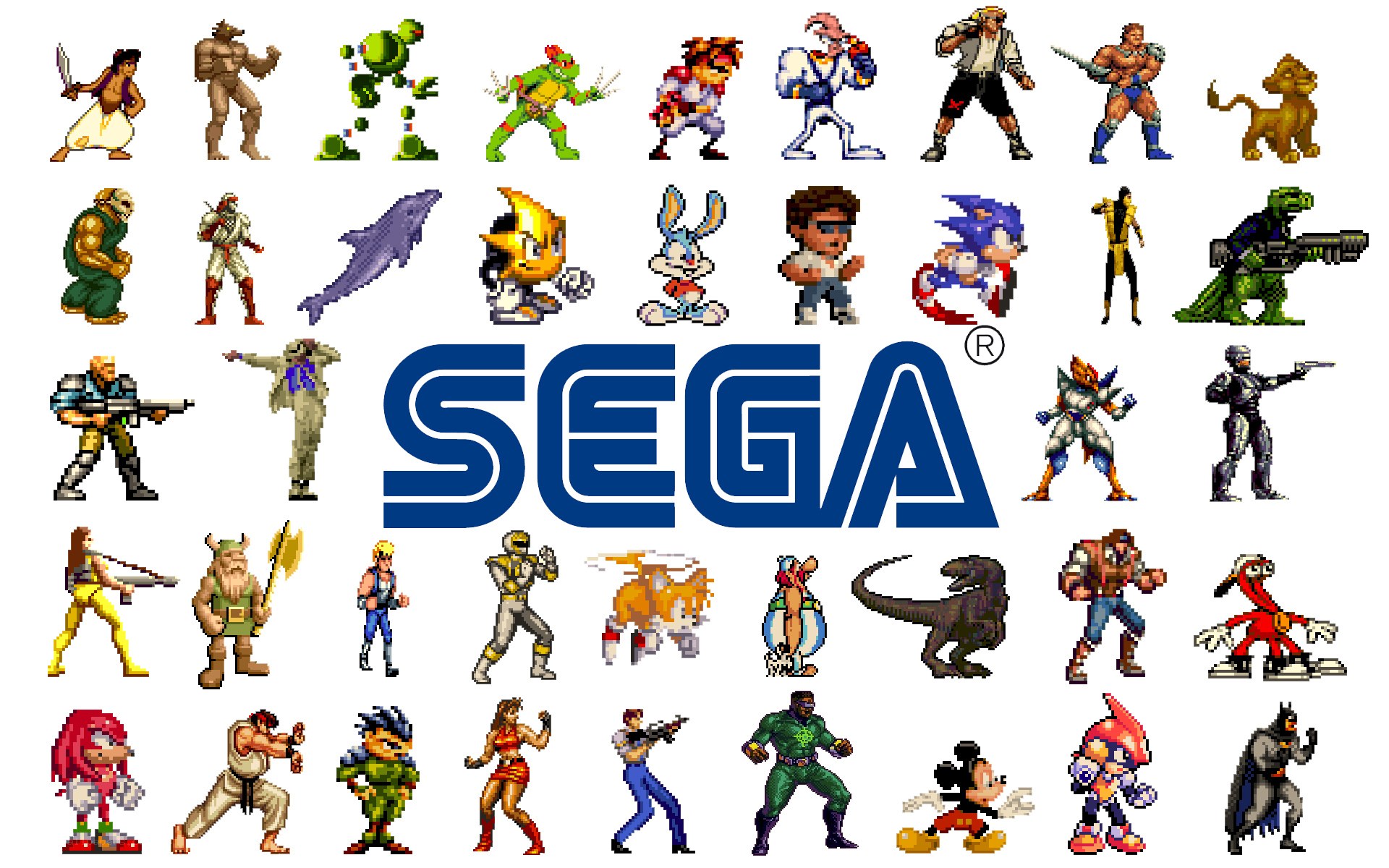 Sega video game characters