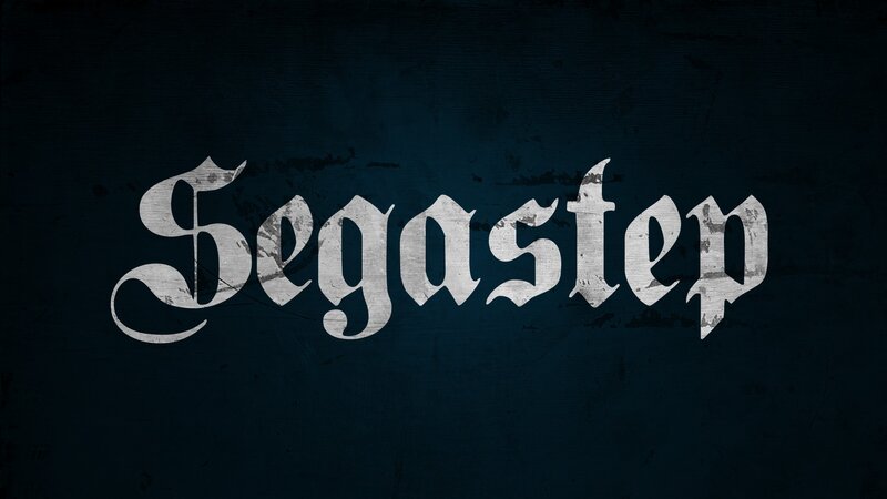 Segastep logo on dark background