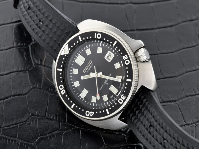 Seiko diver watch on strap