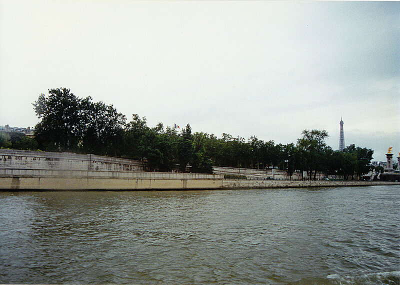 Seine River with Eiffel Tower