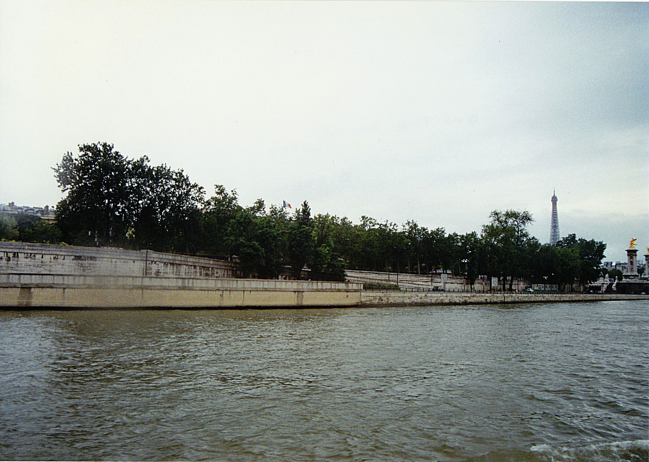Seine River with Eiffel Tower