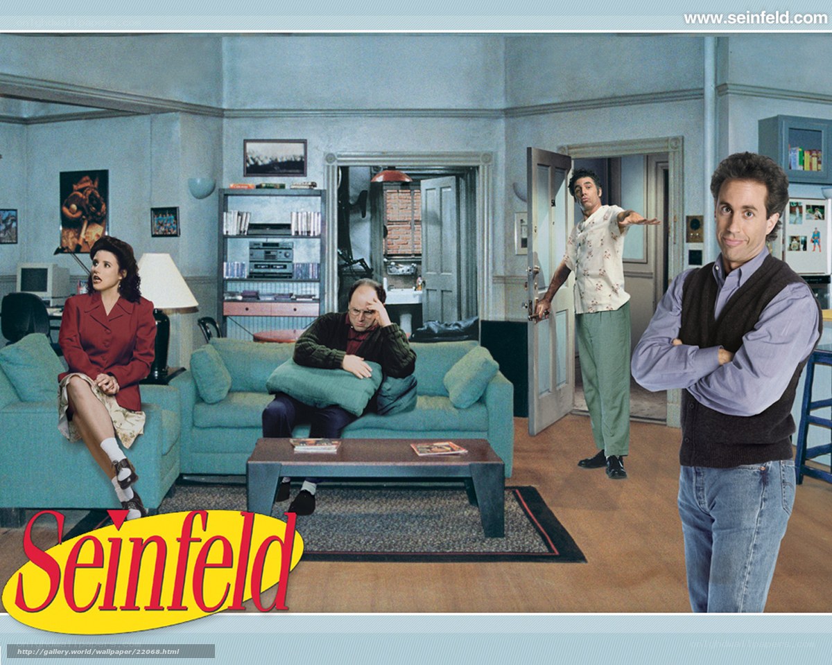 Seinfeld cast in apartment