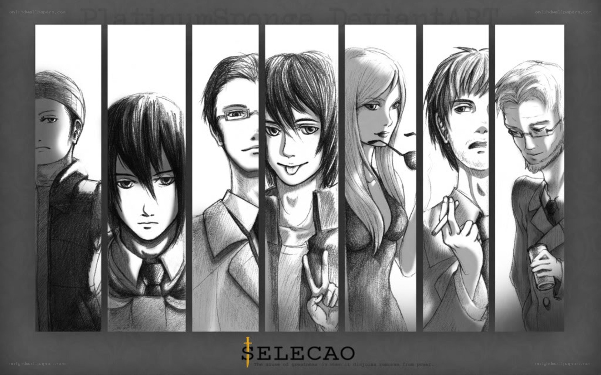 Selecao anime character art