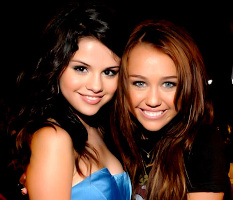 Selena Gomez and Miley Cyrus together