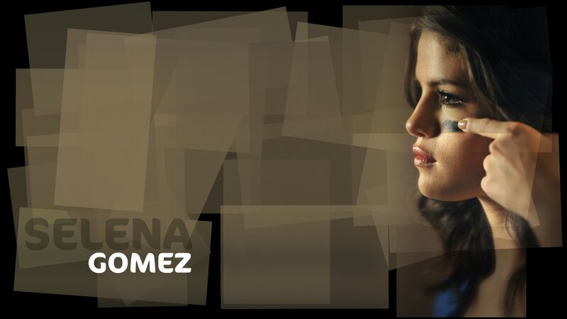 Selena Gomez applying makeup