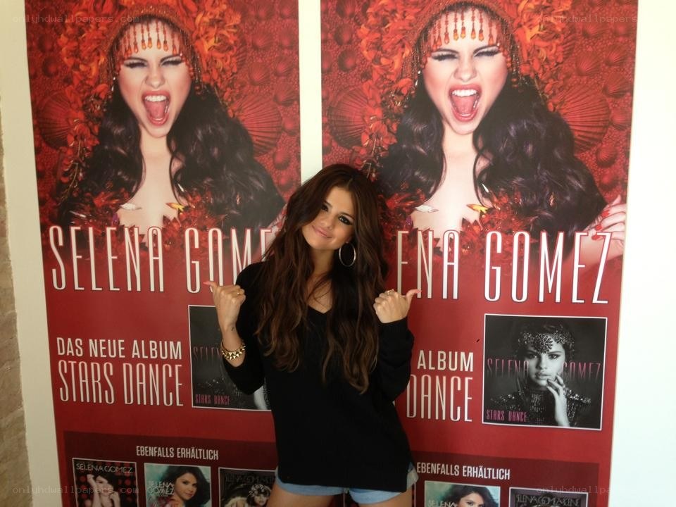 Selena Gomez at album event