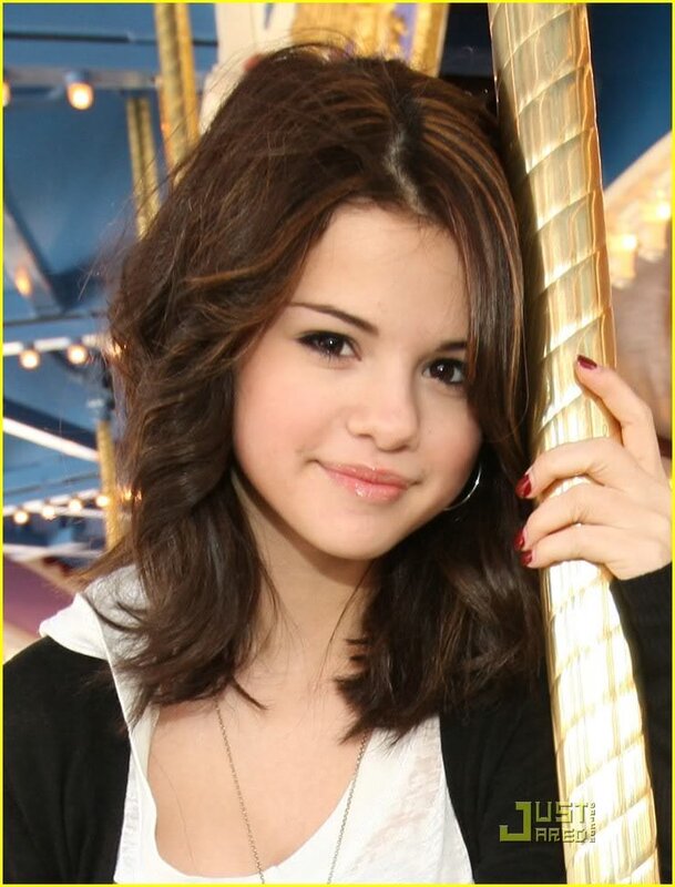 Selena Gomez at carousel