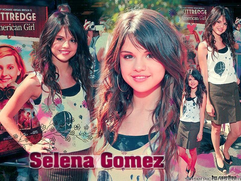 Selena Gomez Collage — Pink, Promotional