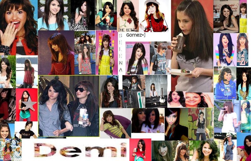 Selena Gomez Collage — White