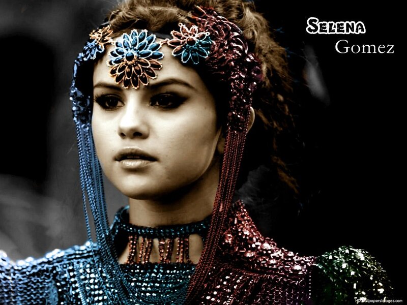 Selena Gomez in ornate costume