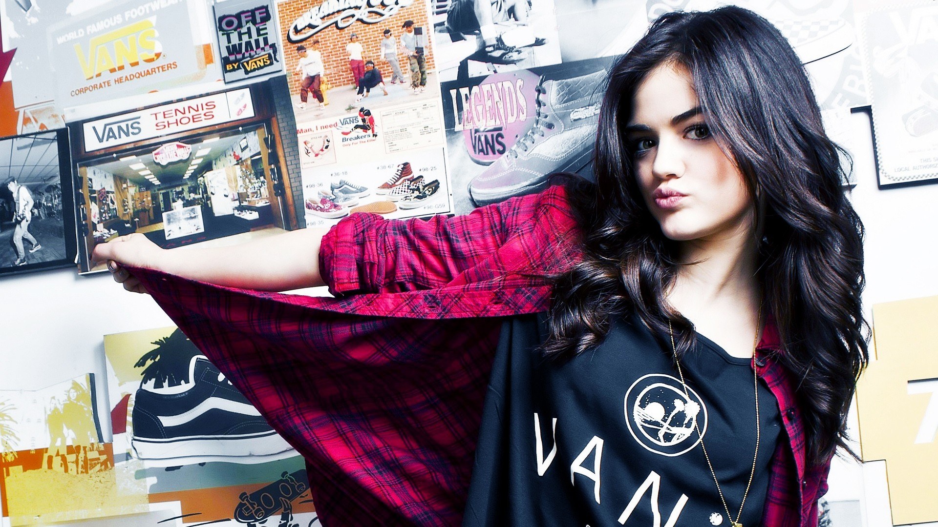 Selena Gomez in Vans apparel