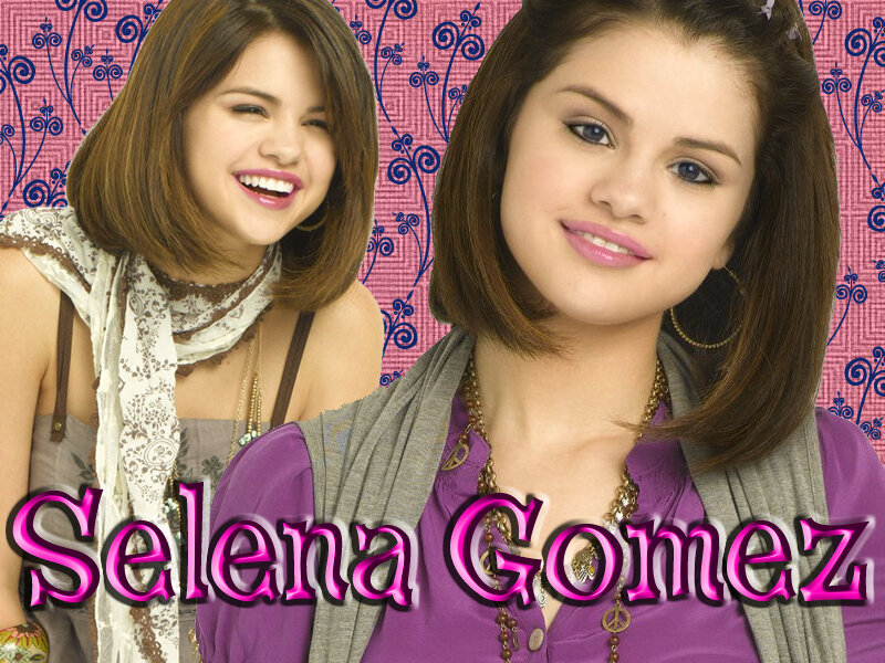 Selena Gomez Portrait — Pink, Cheerful