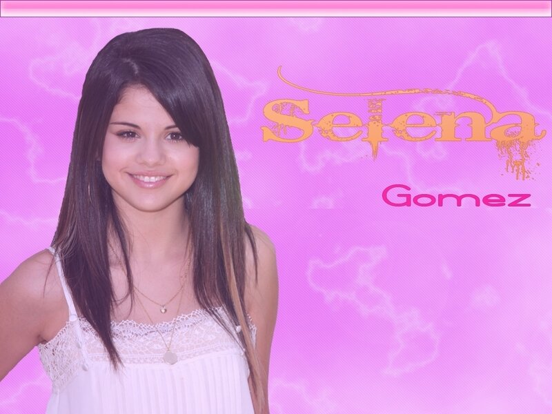 Selena Gomez Smiling — Pink