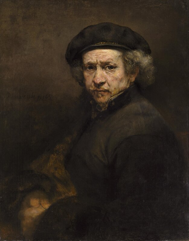 Self-portrait by Rembrandt