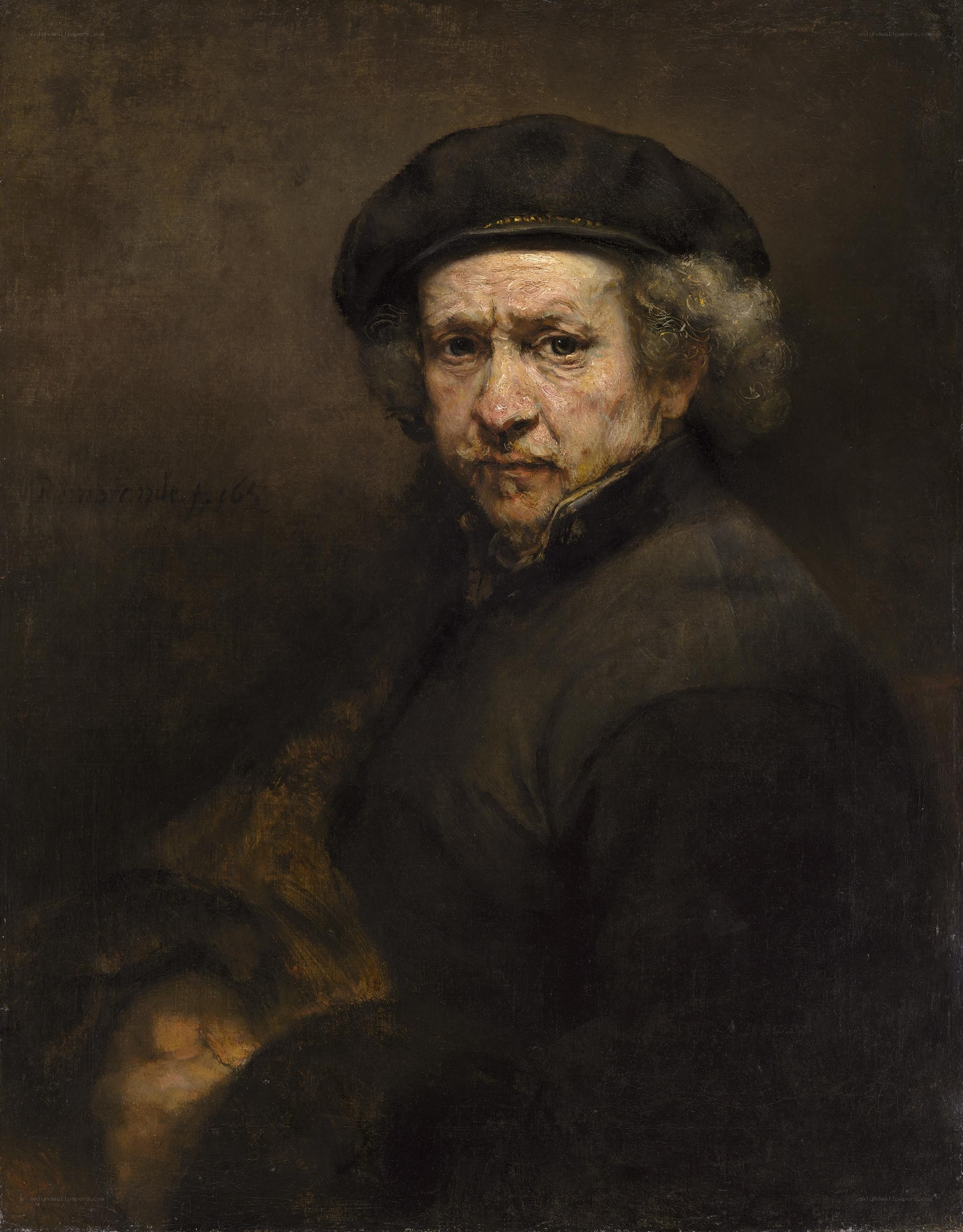 Self-portrait by Rembrandt