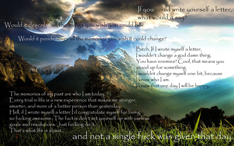 self-reflection on life