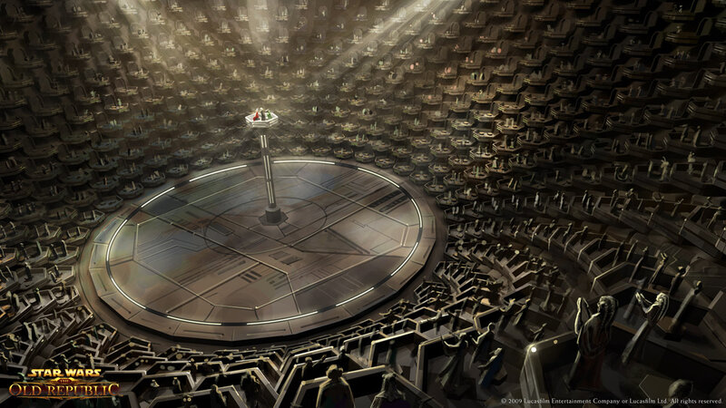 Senate chamber from Star Wars
