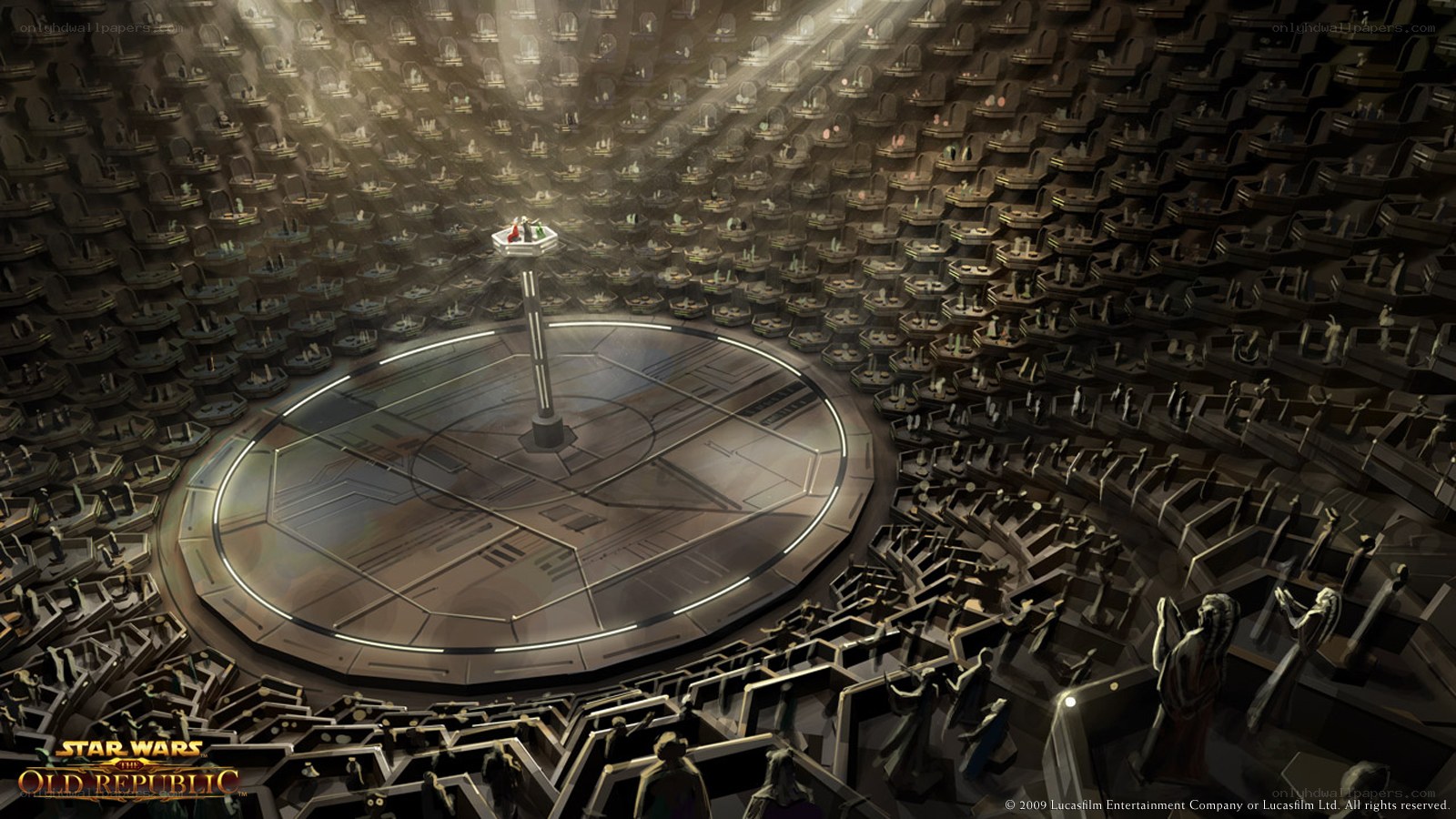 Senate chamber from Star Wars