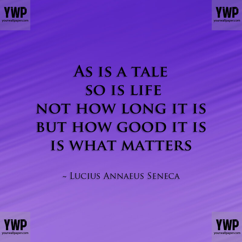 Seneca quote on life